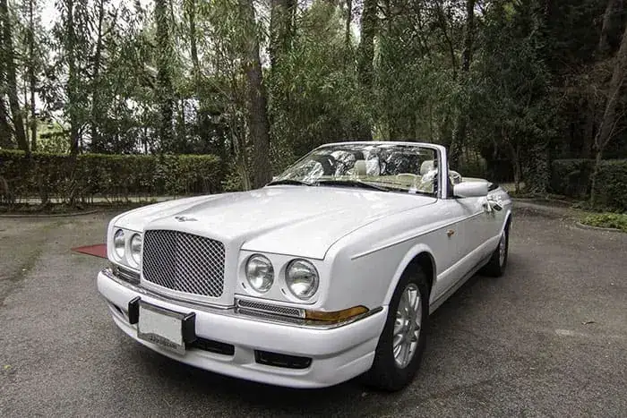 Bentley Azure 1999 blanco para bodas y eventos en Valencia