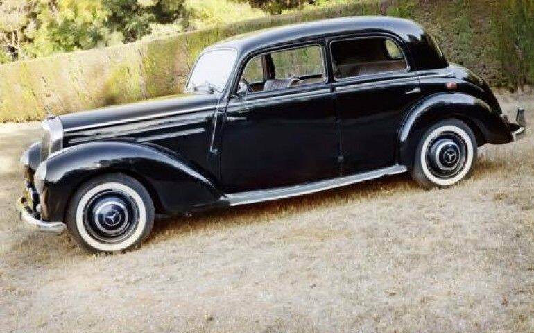 Mercedes 170 negro de 1954 para bodas