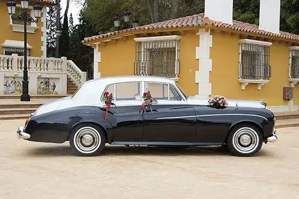 Bentley S3 1965 negro y plata para bodas y eventos en Valencia