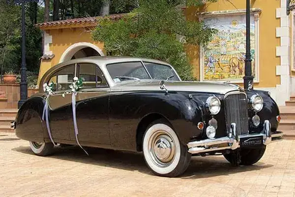 Jaguar MK VII Dorado 1957 para bodas y eventos en Valencia