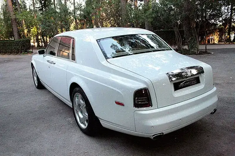 Rolls Royce blanco para bodas y celebraciones