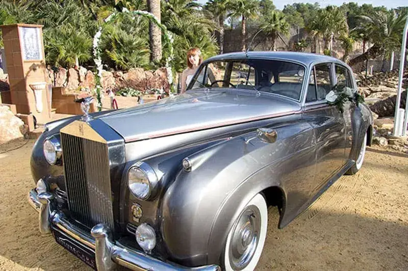 Rolls Royce Silver Cloud Plata 1957 elegante para bodas