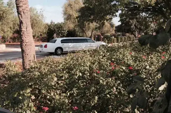 Limusina Lincoln blanca para bodas y cumpleaños