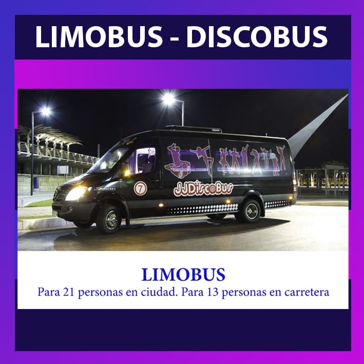Interior del Limobus en Valencia con iluminación ambiental