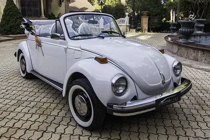 Volkswagen Beetle descapotable clásico para bodas y eventos vintage en Valencia